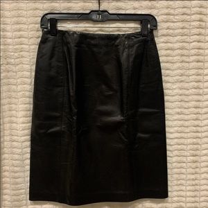 NWOT 100% Leather Skirt by Ann Taylor (FINAL PRICE)